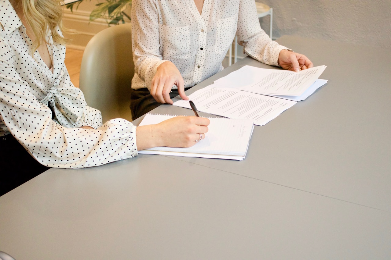 Person writing