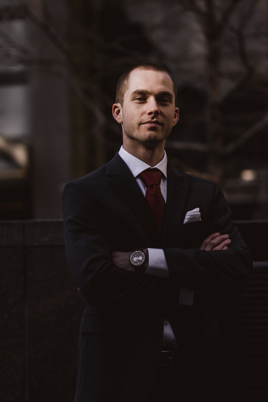Person in suit