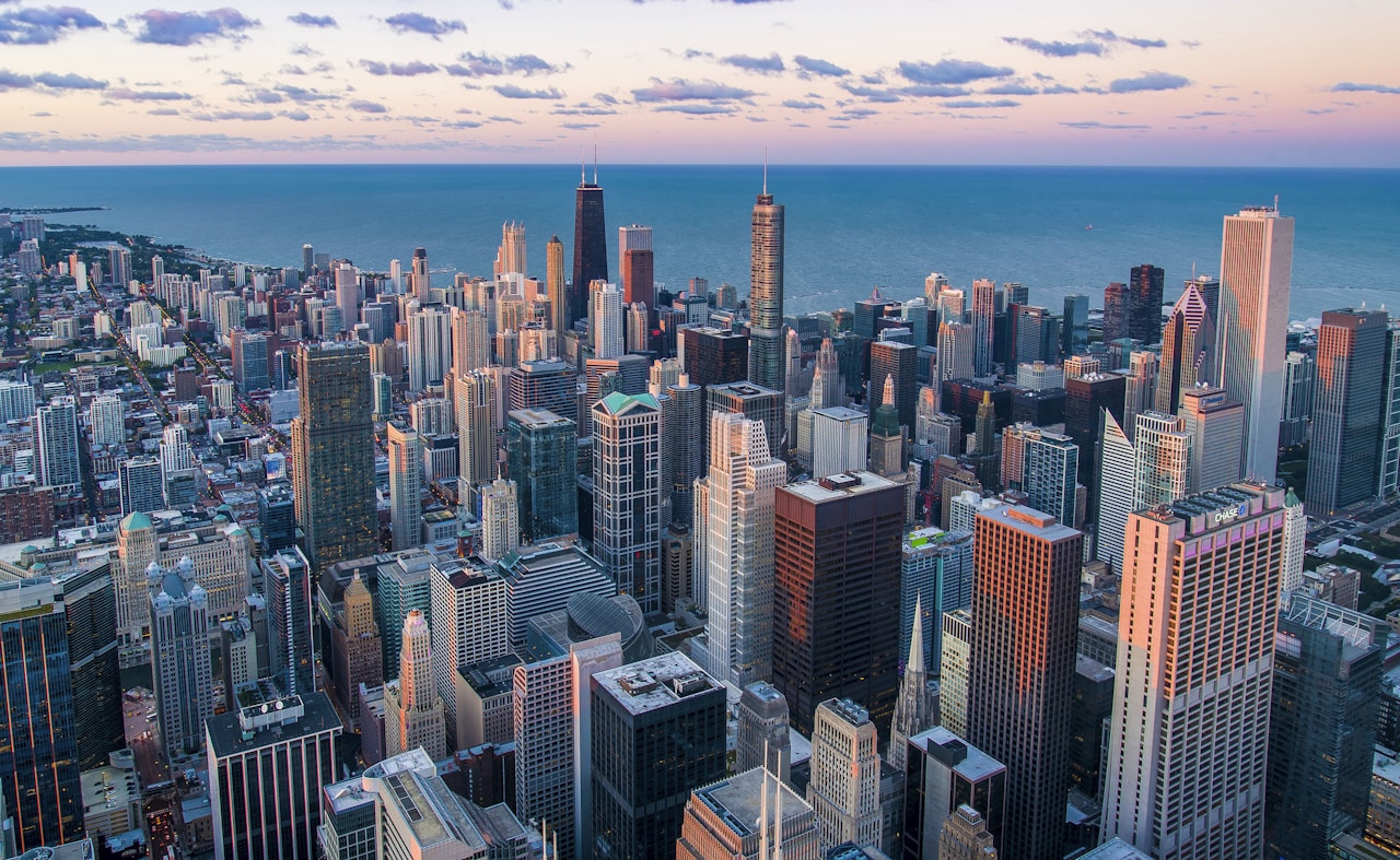 City skyline view